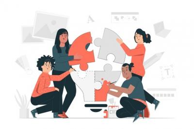 ilustracion-concepto-equipo-creativo_114360-3894